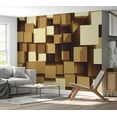thumbnail image 6 of Tiptophomedecor Abstract Wallpaper Wall Mural - Geometrical Harmony, 6 of 7