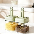 thumbnail image 6 of Uscallm Kitchen Seasoning Storage Box Glass Spice Jars With Telescopic Spoon Airtight Moisture Proof Container For Pantry Organization, 6 of 6