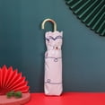 thumbnail image 1 of Compact Folding Umbrella, Cute,Easy Carrying Travel Rain Umbrella, Pink, 1 of 6