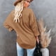 thumbnail image 1 of Camisas de pana con cuello vuelto, chaquetas con botones para mujer, chaquetas de pana de color puro, camisas de pana con hombros caídos, rendimiento de alta gama, 1 of 5