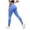 Blue, variant on Women's Leggings High Waisted Skin Friendly Breathable Butt Lifting Slimove Cellulite Leggings(Blue,S)