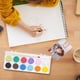 thumbnail image 5 of Set de acuarelas con forma de corazón | 12 o 16 colores de pigmento sólido con pincel | Caja cuadrada portátil para niños, estudiantes y artistas | Ideal para la escuela, viajes y regalos, 5 of 7