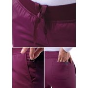 Adar Pro Scrubs For Women - Skinny Leg Yoga Scrub Pants