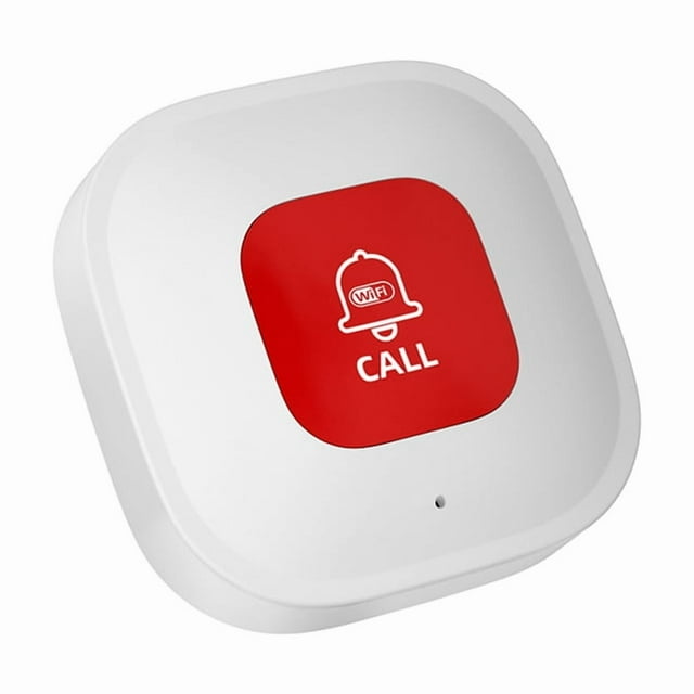 Botón de Llamada SOS Tuya WiFi, Buscapersonas Inalámbrico para Cuidadores, Transmisor de Alerta Telefónica, Botón de Llamada de Emergencia para Niños, Pacientes Mayores