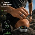 thumbnail image 7 of Wrongduck Fitness Tracking Ring with Stainless Steel Matte Finish, IP68 Waterproof Design, Sleep and Activity Tracking Ring with Magnetic Charging Cable, 7 of 7