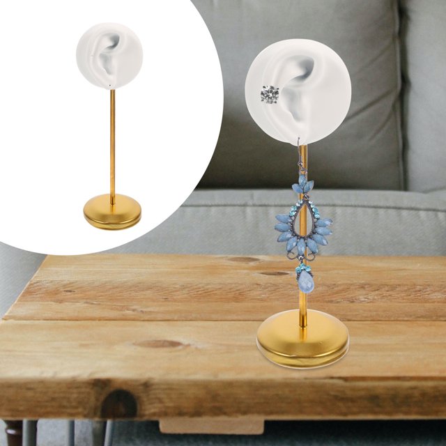 unbranded Organizador Dorado Para Aretes Con Estilo Simple Adecuado Para Fiesta Y