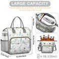 thumbnail image 5 of Pioneer Flower Floral Print Pattern Womens Lunch Box for Work,Insulated Large Lunch Bag for Tween and Teen,Loncheras Para Mujer,Leakproof Adult Lunch Bag for Work,Beach,Travel,Picnic,Camping, 5 of 7