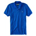thumbnail image 1 of Polo de rugby con logotipo de Aeropostale para hombre, azul, extra pequeño Aeropostale  polo, rugbi, 1 of 2