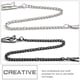thumbnail image 4 of 10 Pcs Pocket Watch Chains Retro Pocket Watch Chains Antique Alloy Watch Chains, 4 of 6