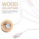 thumbnail image 3 of Base de luz LED de madera, Base de lámpara de bola de cristal, Base de luz de carga USB para bola de cristal, 3 of 5