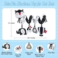 thumbnail image 3 of Car Seat Toys for Babies, 0-6 Months Stroller Activity Black White Baby Spiral Plush Toys Newborn High Contrast Sensory Carseat Toys with 4 Pendants Hanging Boys Girls Gift, 3 of 6