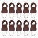 thumbnail image 3 of Qarigey Tirador de cremallera para bolsa de 5/10 piezas Accesorios de disfraces Marrón 5 # 10 piezas Qarigey AP001279-07, 3 of 6