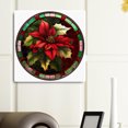 thumbnail image 2 of (LP949) Resina Diamante La Serie Navideña Poinsettia Navidad 30*30CM, 2 of 9