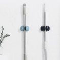 thumbnail image 2 of Tignapoo Light Blue Wall-Mounted Mop and Broom Holder - Durable Adhesive Storage Hook for Kitchen and Bathroom Organization, Max Load 5KG, Moisture-Proof Design, Eco-Friendly Product, 2 of 6