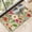 Floral Green, variant on Dog Food Mats for Floors, Absorbent Quick Dry Pet Cat Food Mat, Dog Bowl Mats for Food and Water Dispenser Mat, Eco-Friendly Dog Accessories Pet Supplies 16"x24"