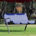 thumbnail image 3 of Swing Chair Cushion,, Easy To Clean Foldable 3- 150X50X10cm Non-Fading Swing  Cover,  Yard, 3 of 7