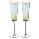 thumbnail image 1 of Paquete de 2 Copas de Vino con Borde Dorado en Forma de CorazóN, Ideales para Fiestas en Casa o Clubes., 1 of 5