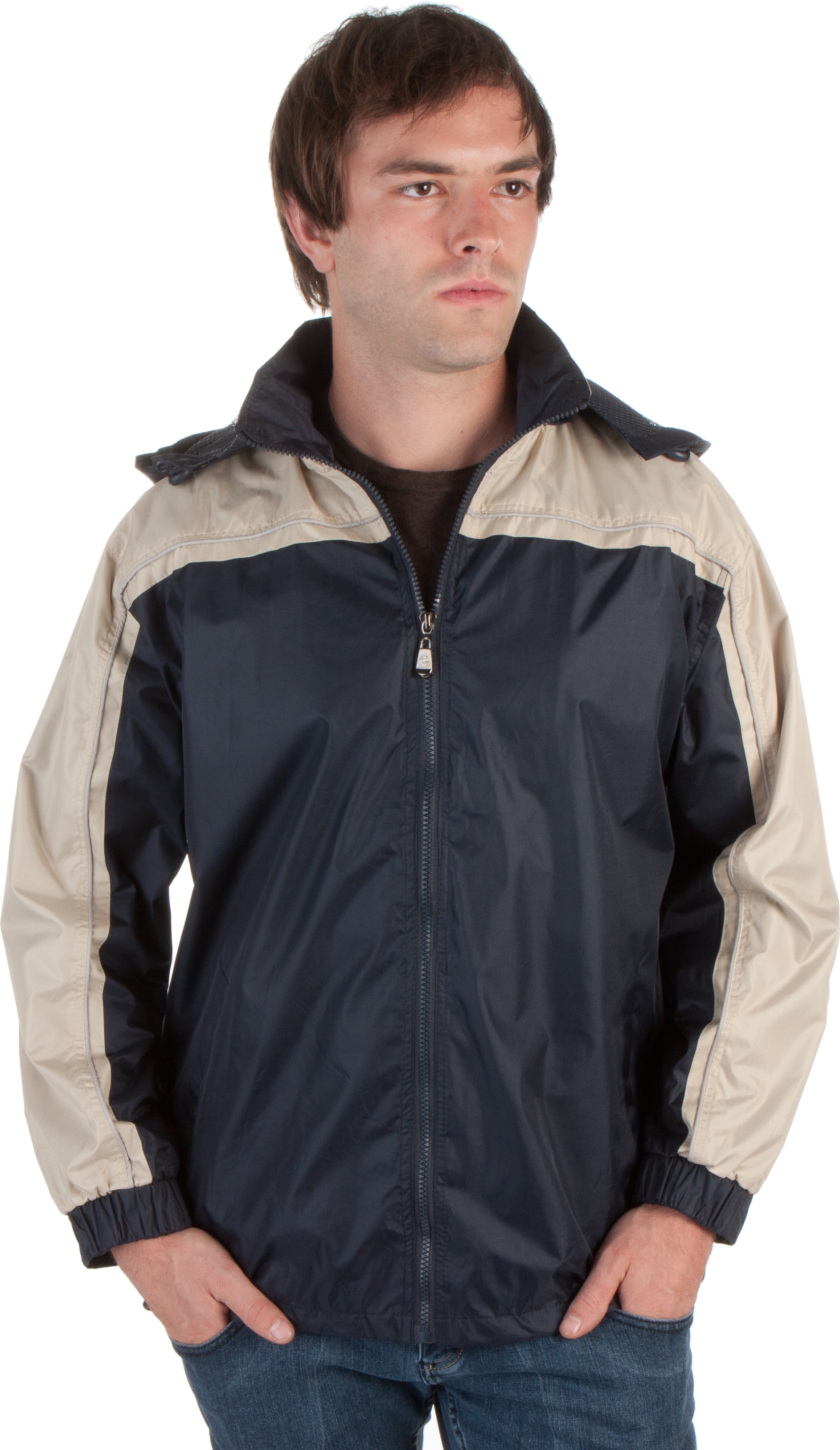 Adult Two-Tone Full-Zip Water-Resistant 