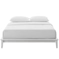 thumbnail image 5 of Modway Lodge Queen Wood Platform Bed Frame in White, 5 of 6