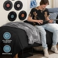 thumbnail image 5 of Bare Home Down Alternative Comforter Set - 2-Pieces - All Seasons - Twin/Twin-XL, Black, 5 of 10