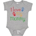 thumbnail image 3 of Inktastic I Love My Mommy Handprints Boys or Girls Baby Bodysuit, 3 of 5