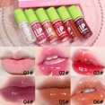 thumbnail image 5 of 6PCS Moisturizing Lip Gloss Transparent Lip Oil Hydrating Lip Glaze Lip Plumper Hydrating Make Up Liquid Lipstick Set Cosmetics, 5 of 5