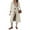 Beige, variant on Lentta Womens Long Trench Coat Single Breasted Oversized Windproof Overcoat Fashion Outerwear