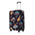 thumbnail image 2 of Haiem Mushroom Doodle Luggage Cover,Durable, Washable Suitcase Protector With Anti-Scratch Technology - Keep Your Luggage Looking New X-Large, 2 of 9