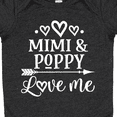 thumbnail image 4 of Inktastic Mimi and Poppy Love Me Baby Clothes Boys or Girls Baby Bodysuit, 4 of 5