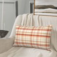 thumbnail image 5 of Balery Minimalist plaid Bedding Queen Pillow Cases - Envelope Closure - Soft Brushed Microfiber Fabric - Shrinkage and Fade Resistant Pillow Cases-16"x24", 5 of 6