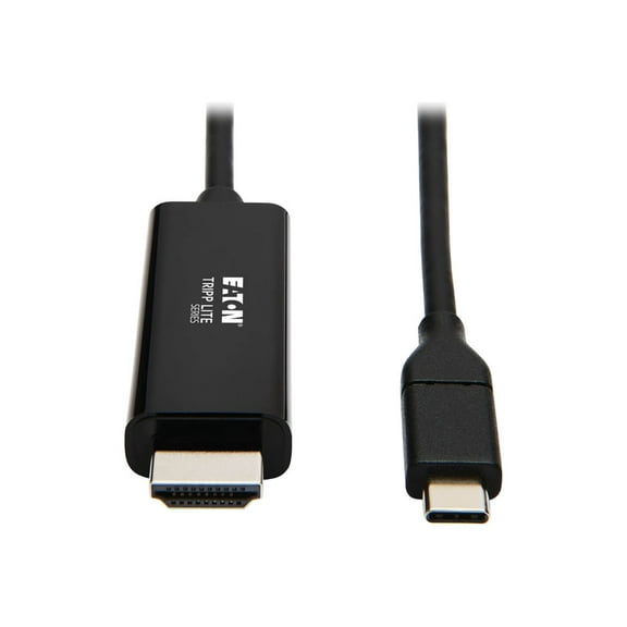 Tripp Lite USB C to HDMI M/M 9 ft Black Adapter Cable U444009H4K6BE