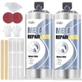 thumbnail image 1 of CZCPP-Colle Métallique - 2 Pcs Époxy Colle de Soudure Robuste pour Coller et Réparer les Fissures Fuites Acier Inoxydable, Céramique, Plastique, Alliages Métalliques - Remplissage de Métal Super Liquide, Résistant à la Chaleur - 3, 1 of 4