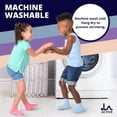thumbnail image 5 of Calcetines Deportivos Antideslizantes de Algodón - 6 Pares - Bebé Recién Nacido Niño Niña (Arco Iris, 12-36 Meses) ER, 5 of 5