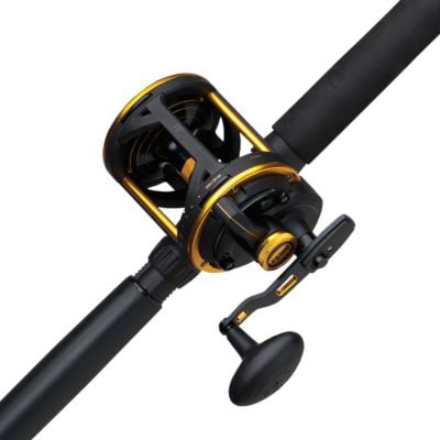 PENN Squall Lever Drag Conventional Reel and Fishing Rod Combo thebookongonefishing