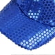 thumbnail image 5 of Gorras de béisbol con lentejuelas brillantes para hombre y mujer, ajustables, para fiestas al aire libre, color rosa, 5 of 5