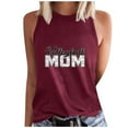 thumbnail image 2 of Meichang Volleyball Mom Tank Tops for Women Sleeveless High Neck Game Day Tanks Shirts Volleyball Player Gift Tank Top, 2 of 4