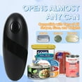 thumbnail image 5 of Behome Electric Can Opener, One Touch Automatic Kitchen Can Opener for Seniors with Arthritis, Hands Free & Smooth Edge, Battery Operated, for Any Size Can, Black, 5 of 9