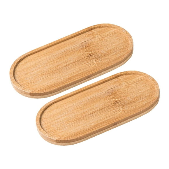 2x Bathroom Tray Toilet Tank Tray Pedestal Stand Soap Holder Vanity Tray for
