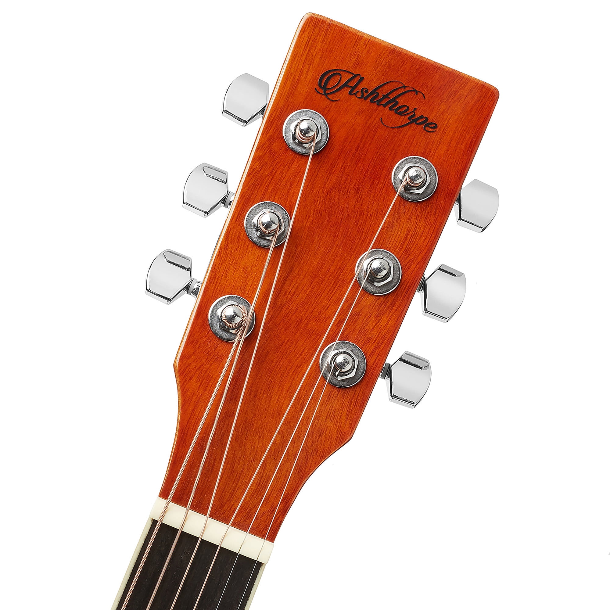 Ashthorpe Thinline Cutaway Acoustic Electric Guitar with 10-Watt Amp, Natural