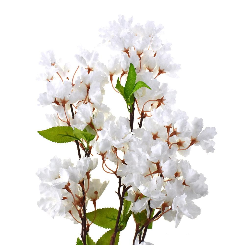 Artificial Cherry Blossoms Branch Spray, 42Inch