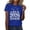 Blue, variant on Graduation Gifts for Her: Class Of 2026 Senior 26 High School Graduation T Shirt Womens Spring Summer Tops