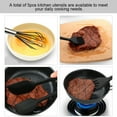 thumbnail image 3 of 5 pieces silicone cookware, kitchen utensils set, scraper, spatula brush, clamps, whisk, home cooking tools kitchenware set, 3 of 9