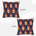 thumbnail image 3 of Bingfone American Football and Fire Flames Linen Throw Pillow Covers Cushion Case Pocket Button Vintage Farmhouse Pillowcase-16"x16", 3 of 9