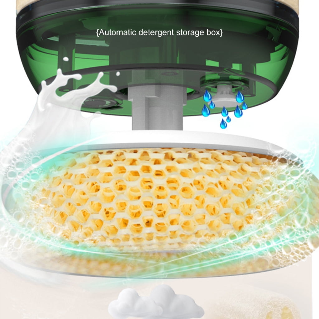 Small Rechargeable Dishwasher Portable Electric Cleaning Balls ABS Texture Dish Washing Machine for Travel Kitchen