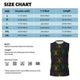 thumbnail image 5 of Lsque Mardi Gras Carnival Print Men's Cotton Blend Sleeveless Muscle Shirts (S-3XL)- Moisture Wicking, Odor Protection, UPF 30+,Medium, 5 of 8
