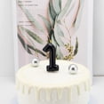 thumbnail image 4 of Hltser Birthday Candles Numbers 2.36 inch Party Cake Topper 1 Piece (Brown  Number 6), 4 of 6