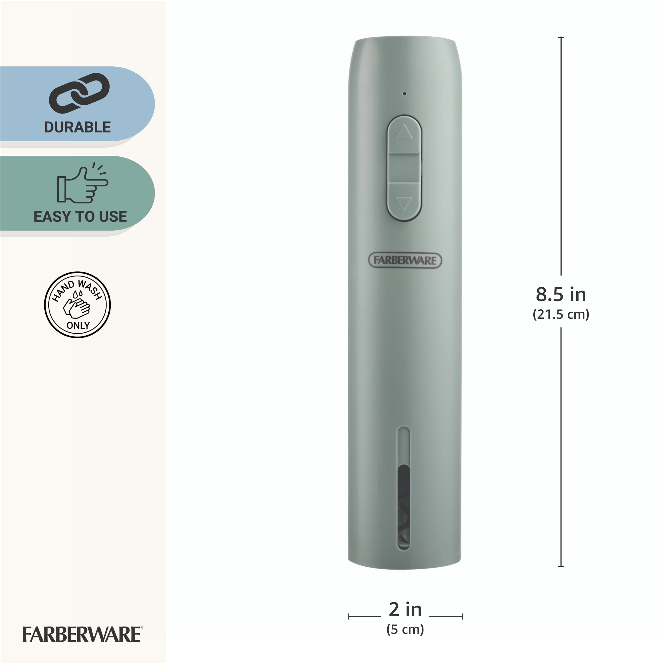 Farberware USB Corkscrew Sage Green