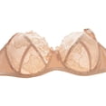 thumbnail image 5 of 3 Pack Women's Sexy Lace Bra See Through Minimizer Bras Plus Size Sheer Underwire, 5 of 10
