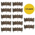 thumbnail image 2 of 8 in. H x 23 ft. L Backyard X-Scapes Caramel Brown Bamboo Garden Edging for Landscaping (12-Pack), 2 of 5
