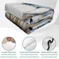 thumbnail image 4 of King Quilt Set 96''x106'', Blue Crab Coastal Lightweight Summer Bedspread Coverlet Set with 2 Pillow Shams, Vintage Beach Nautical Coral Sea Breathable All Season Quilt Bedding for Bedroom/Guest Room, 4 of 9